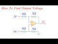 Difference amplifier  how to find output voltage  opamp circuit solved problems