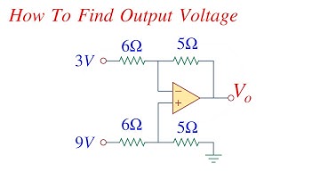 Difference Amplifier || How to Find Output Voltage || Opamp circuit Solved Problems