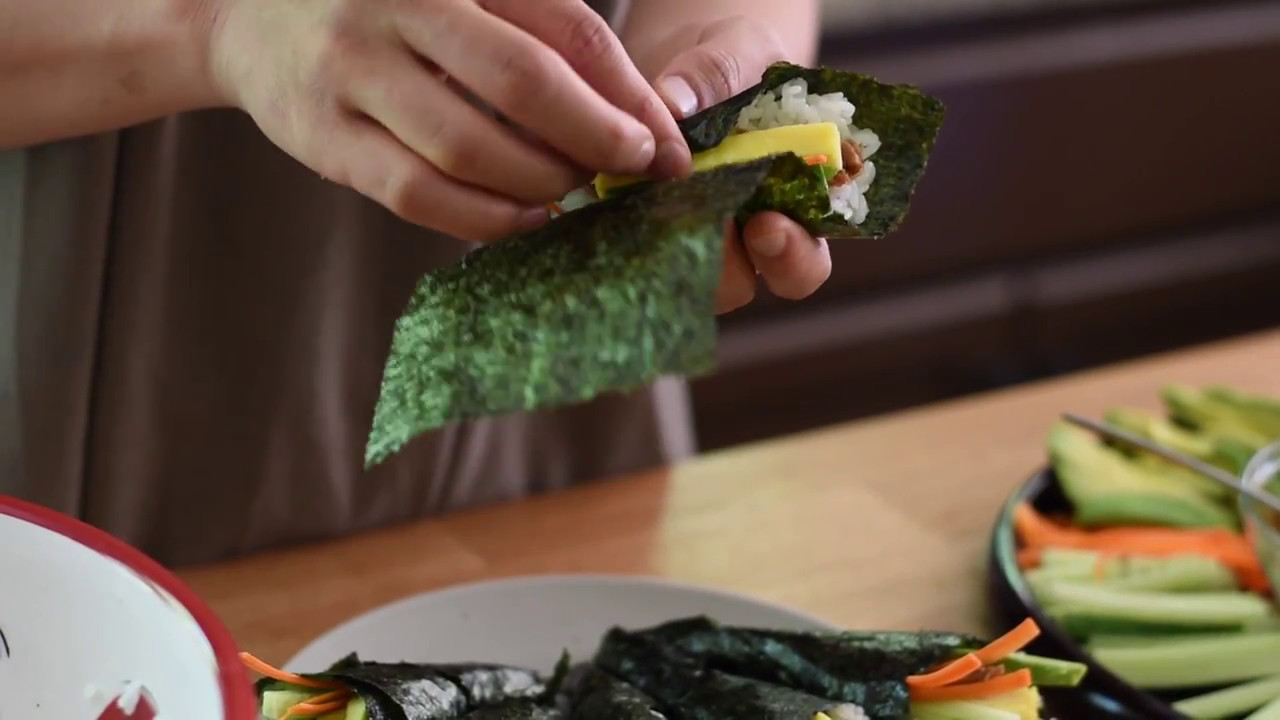 Canned Tuna Sushi Hand Rolls