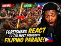 Foreigners REACT To The Most Powerful Filipino Parade! 🇵🇭