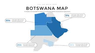 Botswana Map: Keynote Maps of Botswana