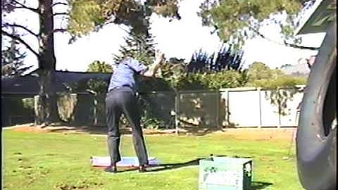 Steve Elkington using a Small Swing Plane Board