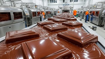 Inside a Modren Chocolate Factory: How Cocoa Beans Become Delicious Chocolate (Full Process)