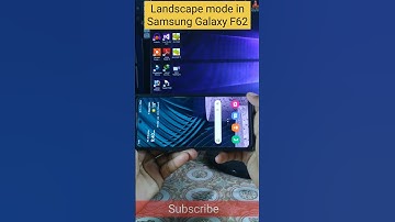 Landscape Mode | Samsung Galaxy F62 Tips And Tricks #shorts