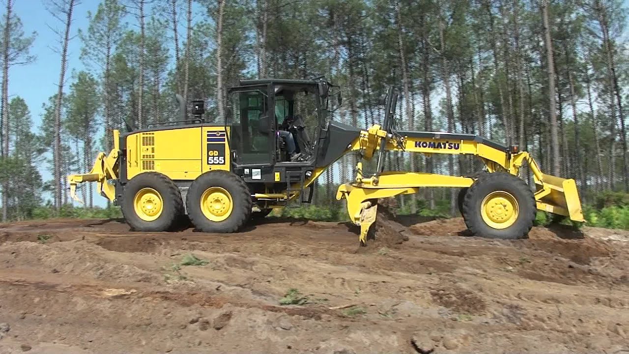 Niveleuse Komatsu GD 605 A – Diapet 1:50 – Modèle Rare Orange Avec Boîte