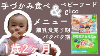 【赤ちゃん 1歳2ヶ月】離乳食 / グリコの幼児食【成長記録】