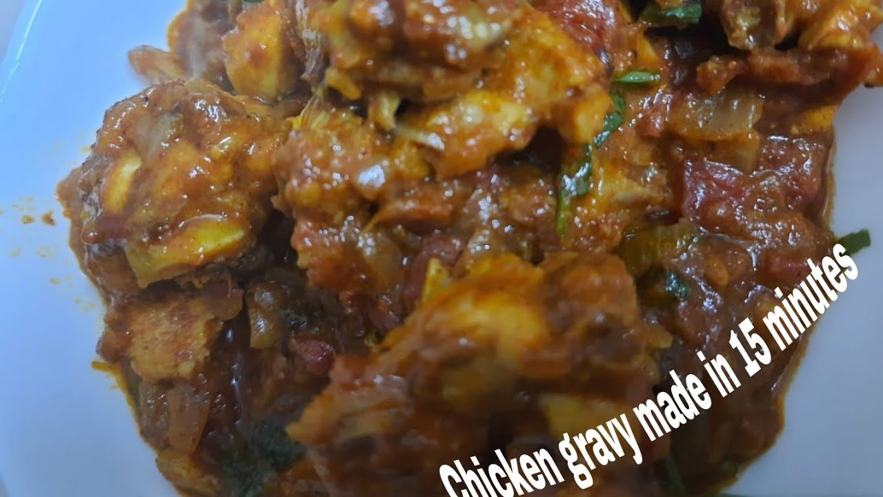 Chicken gravy recipe in 15 mins Quick and easy chicken gravyIdeal