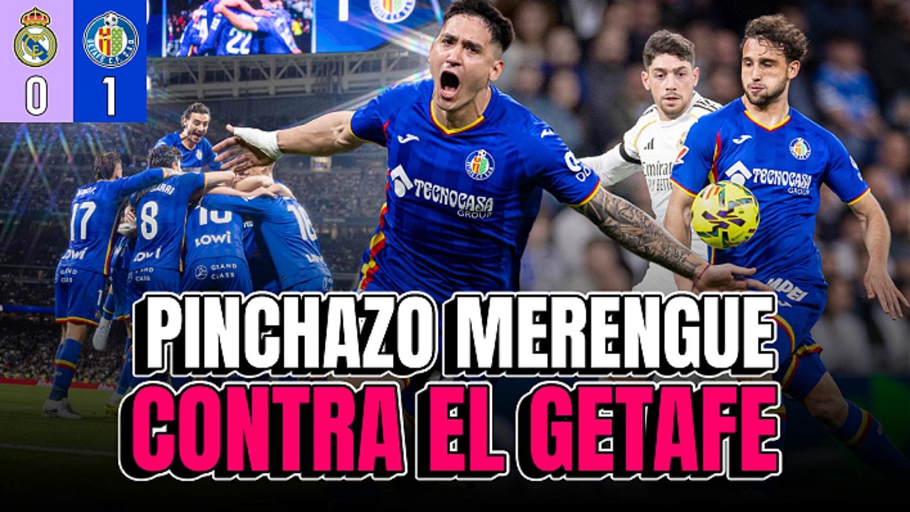 EL REAL MADRID PIERDE CONTRA EL GETAFE Y SE ALEJA DE LA LIGA - YouTube