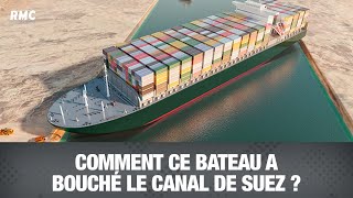 Le navire qui a bouché le canal de Suez