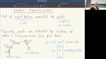 Lecture 2 - Optimization and Learning for Robot Control - Robot kinematics and dynamics