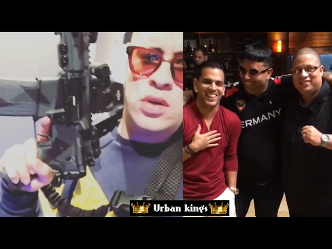 Bad Bunny con un AK47 y grabando un REMIX con Anuel l Hector y Tito juntos l J balvin y Mas - YouTube