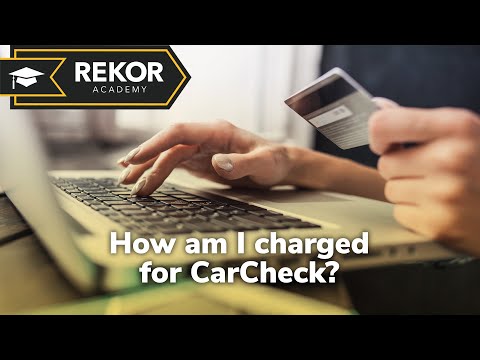 How am I charged for CarCheck API?