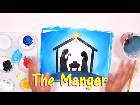 Nativity Scene Silhouette