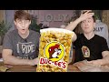 Brits Try Texan Snacks For the First Time!! (BEAVER NUGGETS!!😍)