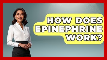 How Does Epinephrine Work? - The Operating Table