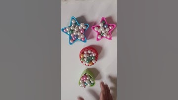 moti Reverse Satisfying|colourful beads reverse|pearl reverse cookie cutter star and flower set