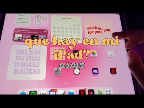 Te MUESTRO qué hay en mi IPAD ♡ ASMR EN ESPAÑOL