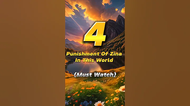 4 Punishment Of Zina In This World 😱😱#ytshortsvideo #shortsvideo #islamicvideo #islam
