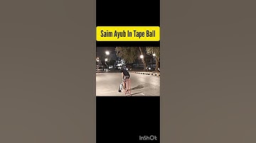 Saim Ayub In Tape Ball ?? 💯🔥🔥 #cricket #tapeballfever #cricketequipment #tapeballcricket #tapeboll