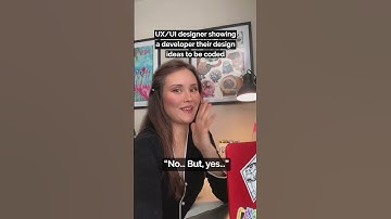 Watch what happened when a UX/UI Designer Showed This Developer Their Design... 😂😂 #uxui #developer