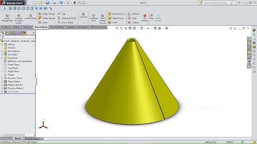 SolidWorks Tutorial Sheet Metal Cone