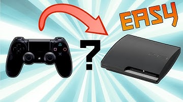 How to connect a PS4 controller to a PS3 (Wired and Wireless)