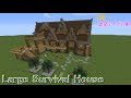 【Minecraft】Large Survival House【大きなサバイバル拠点の作り方】建築アイデア集67