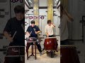 【アドリブで相方がズレた時の対処方法】2番目は逆にカッコいい!#太鼓 #ドラム #drums #shorts #アドリブ #ソロ #taiko