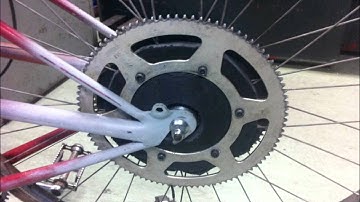 The build of the KERS bicycle