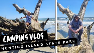 Hunting Island State Park South Carolina Guided Tour & Full Tent Camping Vlog