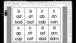 Letter Word Sound Fluency Routine