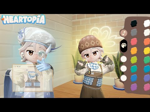 طريقة صنع ملابس خاصة بك في لعبة Heartopia✂️🖍️🥋