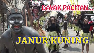 PEMECAH  REKOR..'SERIBU DAYAK'  KARNAVAL DESA NGUNUT//DAYAK JANUR KUNING PACITAN.