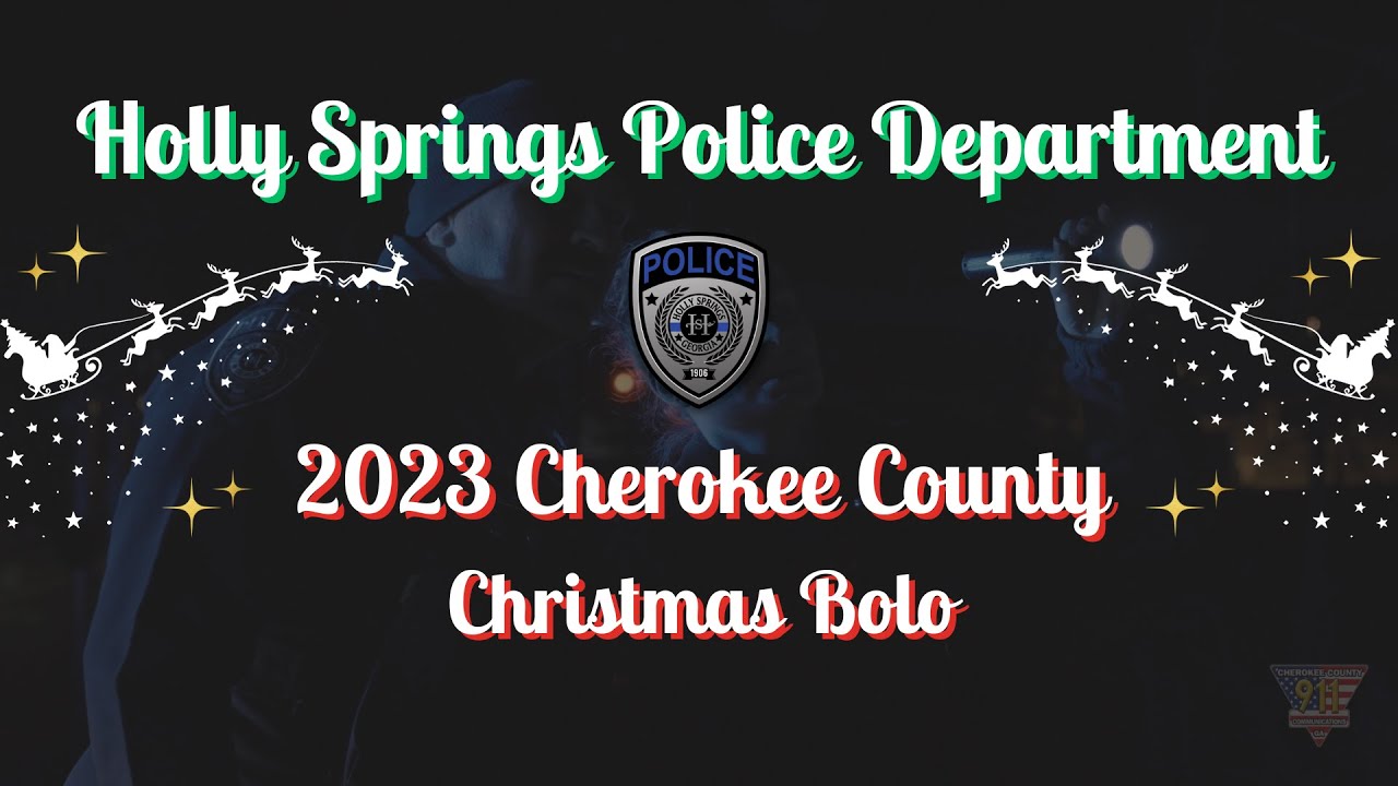 Holly Springs Police Cherokee County Santa Track 2023 YouTube
