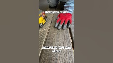 Instalando TREX #trex #deck #backporch #backyard #viral #shortvideo #videos #reels #tips #diy #ideas