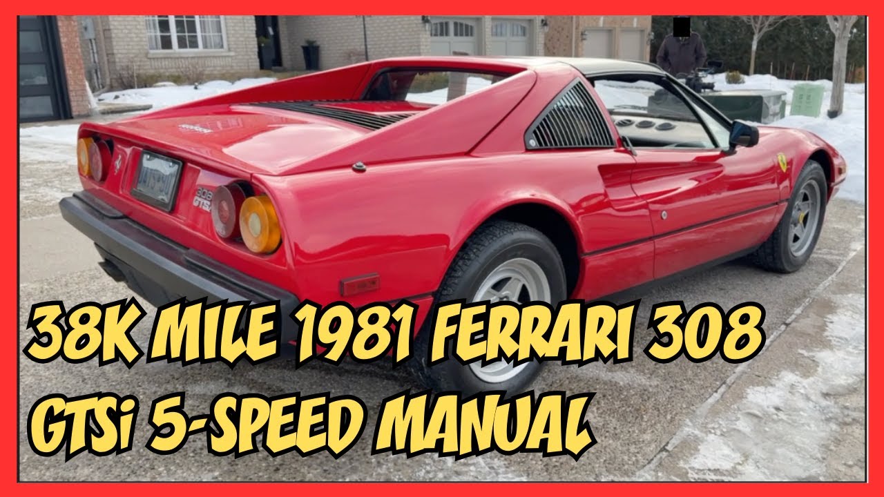 MODELE REDUIT COMPATIBLE AVEC FERRARI 308 GTS USA VERSION KENNY ROBERTS