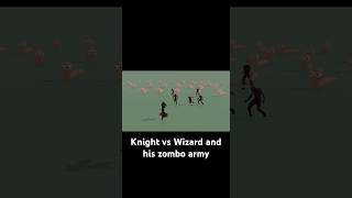 Another intense battle #endorphin #blender #blendorphin #knight #wizard #zombo #battle