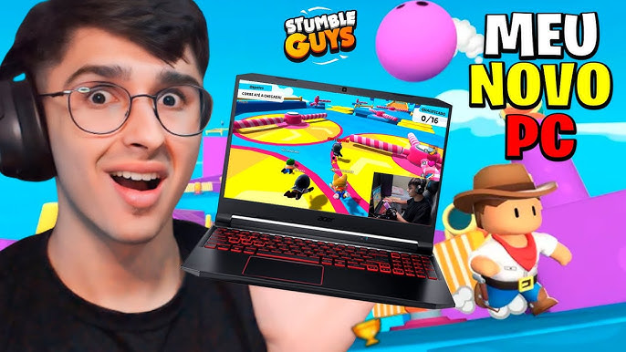 ✓ [FUNCIONA] COMO JOGAR STUMBLE GUYS NO NAVEGADOR - PC FRACO!!! (SEM BAIXAR  NADA) 😱 