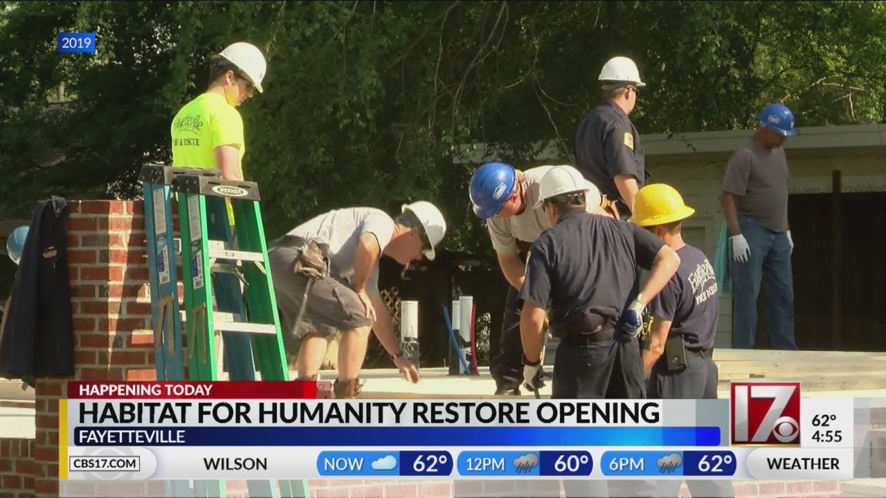 Fayetteville Habitat for Humanity ReStore reopening YouTube
