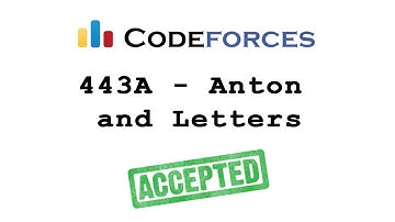 Codeforces "443A - Anton and Letters" solution( Bangla ) | Cpp language