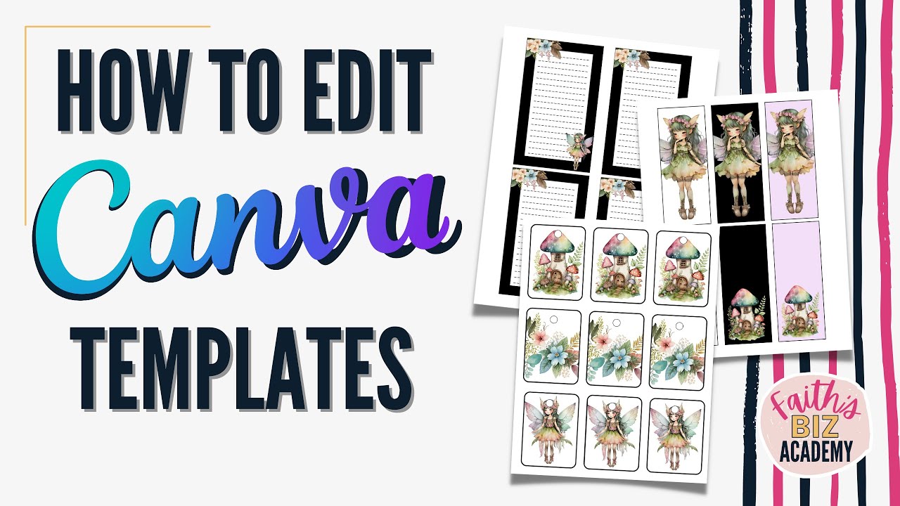 How To Edit Canva Templates (Fairies Printables Pack) - YouTube how-to-edit-canva-templates-fairies-printables-pack-youtube