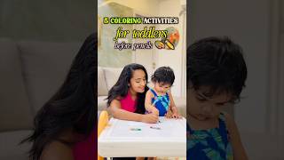 5 Coloring Activities for Toddlers Before Pencils