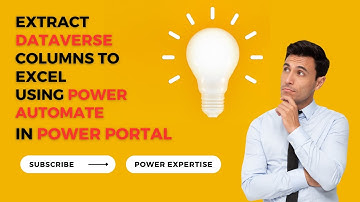 Power portal Export Dataverse Data To Excel with Power Automate | Export more columns in your Excel