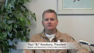 Core Strategy in Upset Recovery Training