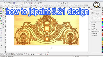 how to jdpaint 5. 21 design ll cnc router machine -  বাংলা ভিডিও  Bangla  tutorial apon.com