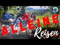ALLEINE Reisen OHNE Einsamkeit 🤷‍♀️ als Frau mit Motorrad und Zelt ⛰ Sächsische Schweiz + Erzgebirge