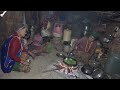 Nepali village || Cooking green vegetables in the village