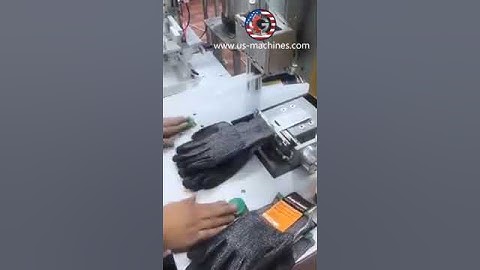 Semi automatic glove tag gunning machine glove tagging machine