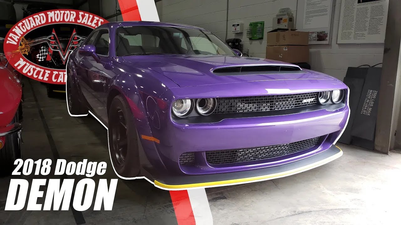 Dodge Challenger SRT Demon 2018 года продаётся в Vanguard Motor Sales 