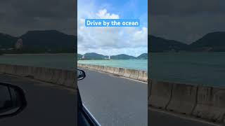 Thailand road trip with stunning ocean views 🚗💙 #thailandtravel #viral #ytshorts #shorts #trending